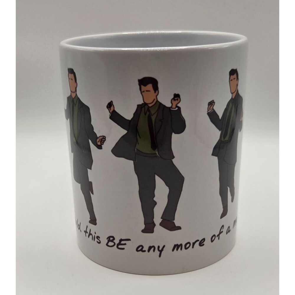 Could This BE Any More of a Mug? Ceramic Coffee Mug Funny TV Sitcom Style
